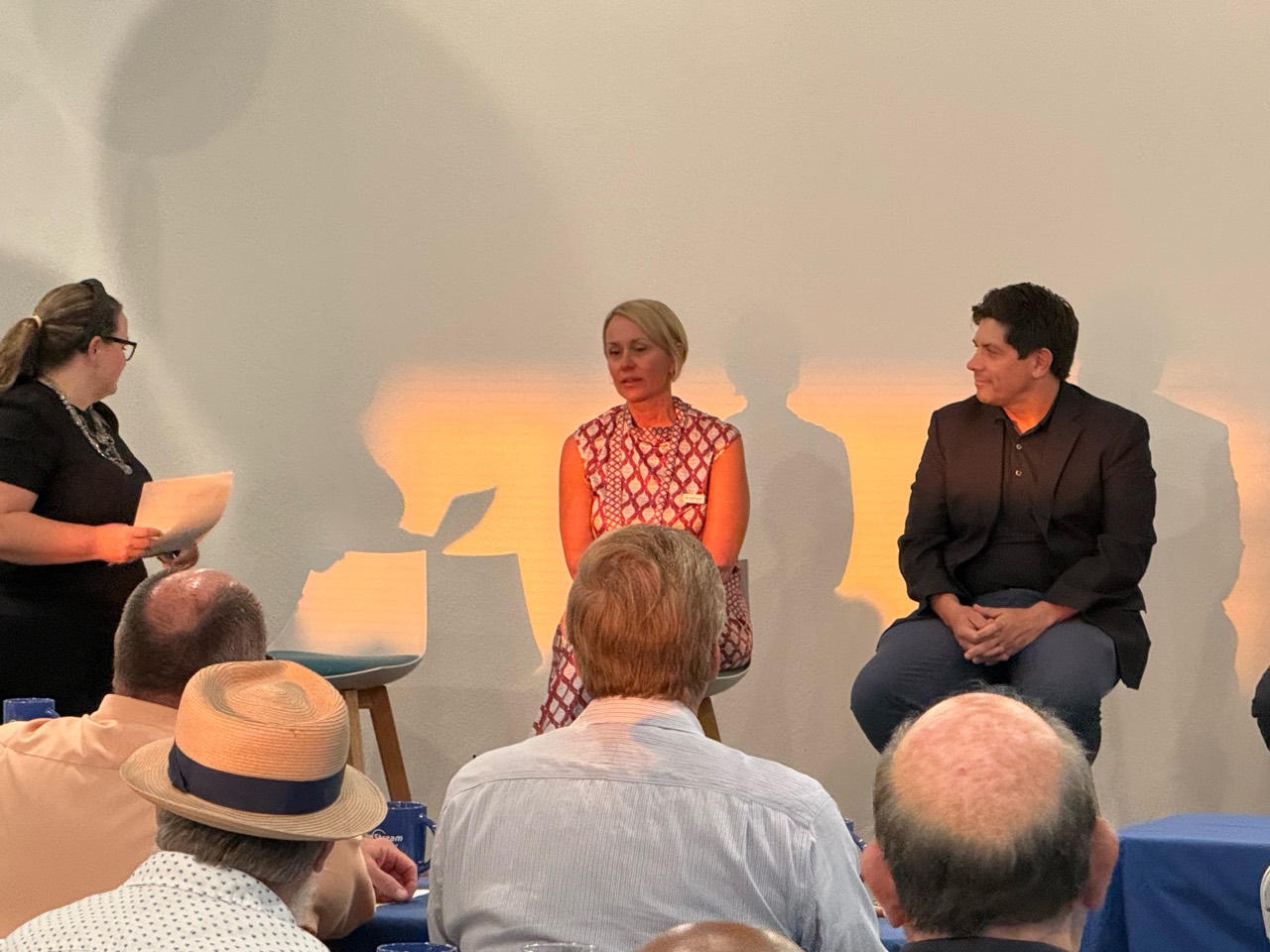 Moderator and panelists during the Ask an Expert discussion
